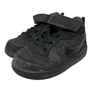 Nike Play Shoes Baby Sneakers 8C Black Lace Up